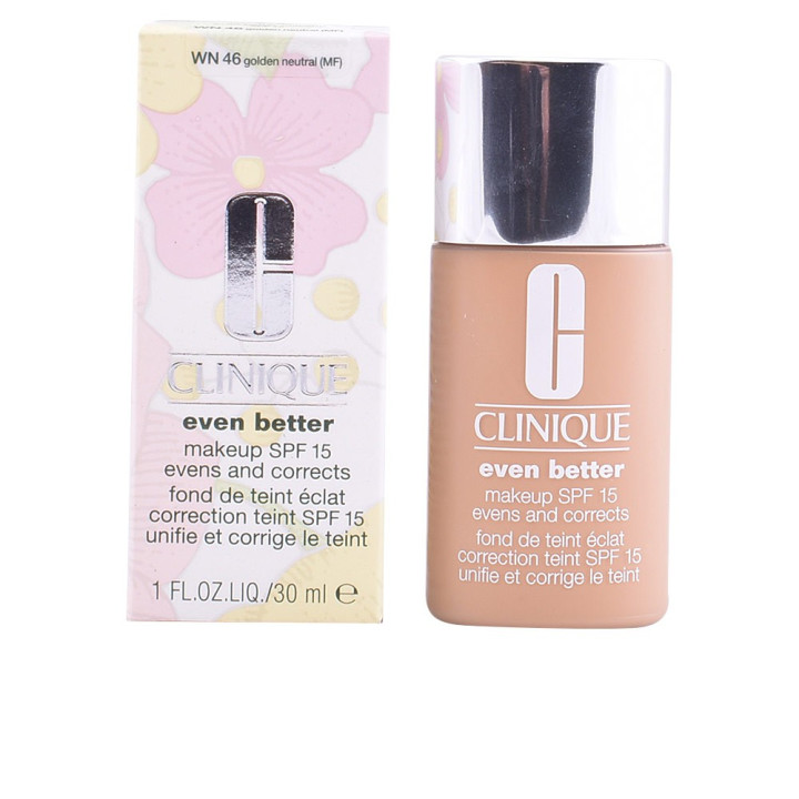 Fond de ten pentru ten mixt si gras CLINIQUE EVEN BETTER WN46 golden neutral 30 ml