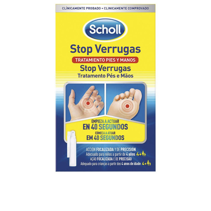 Tratament pentru eliminarea verucilor Scholl STOP VERRUGAS 80 ml