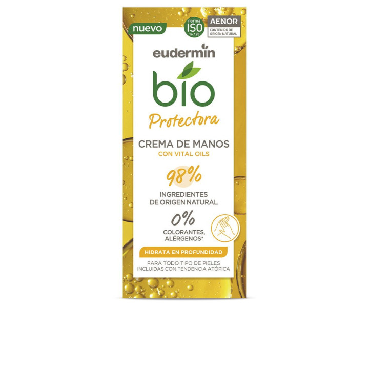Crema de maini cu ingrediente naturale Eudermin MANOS BIO 75 ml
