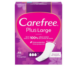 Absorbante cu protectie de lunga durata Carefree PLUS LARGE 48 buc