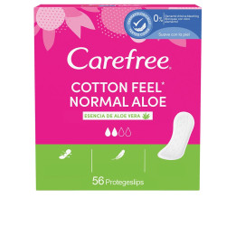 Absorbante zilnice Carefree COTTON aloe 56 buc