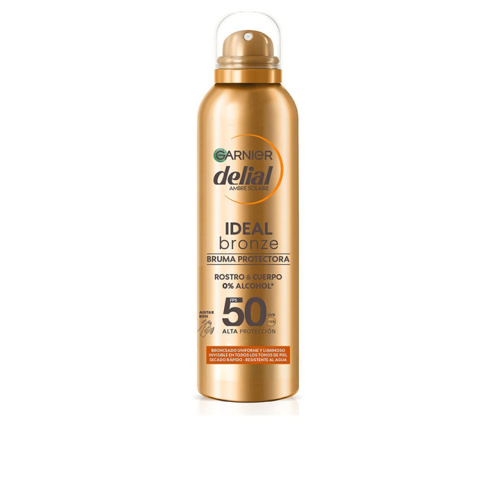 Spray auto-bronzant cu protectie solara Garnier DELIAL IDEAL BRONZE SPF50 150 ml