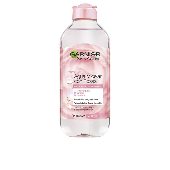 Apa micelara pentru tenul sensibil cu extract de trandafiri Garnier SKINACTIVE AGUA ROSAS 400 ml