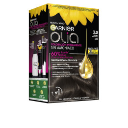 Vopsea de par permanenta fara amoniac Garnier OLIA 3.0 negru 1 buc