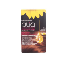 Vopsea de par permanenta fara amoniac Garnier OLIA 6.3 blond inchis auriu 1 buc