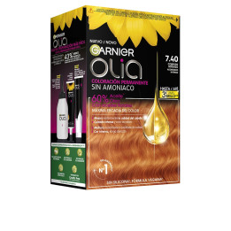 Vopsea de par permanenta fara amoniac Garnier OLIA 7.40 cobrizo intenso 1 buc