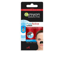 Benzi anti-puncte negre cu carbune activ Garnier PURE ACTIVE CARBON 4 buc