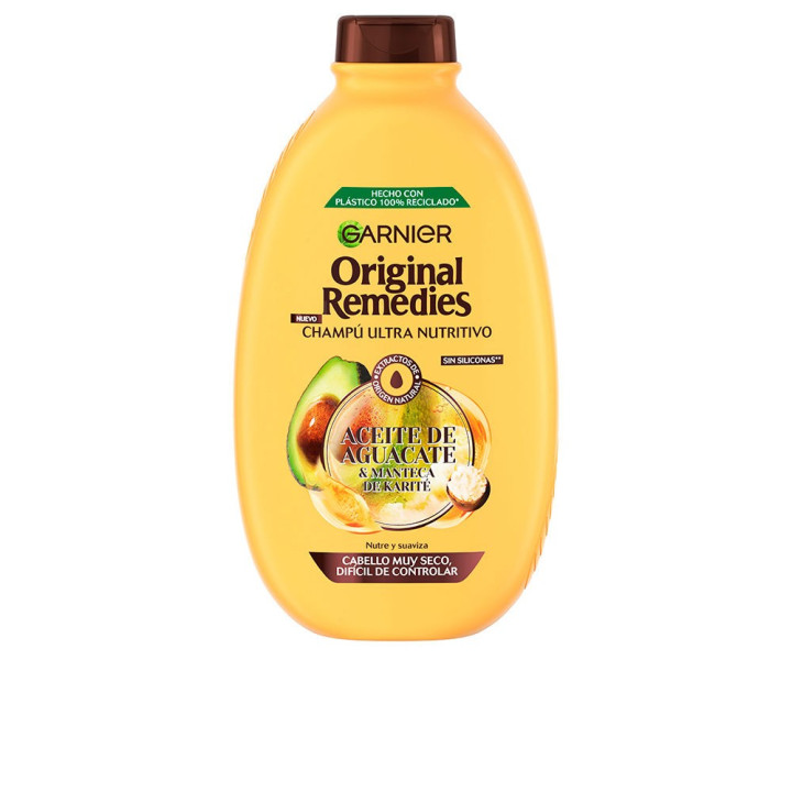 Sampon anti-incretire cu avocado si unt de shea Garnier ORIGINAL REMEDIES 600 ml