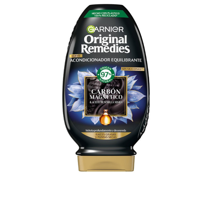 Balsam de par hidratant cu carbune magnetic Garnier ORIGINAL REMEDIES 250 ml