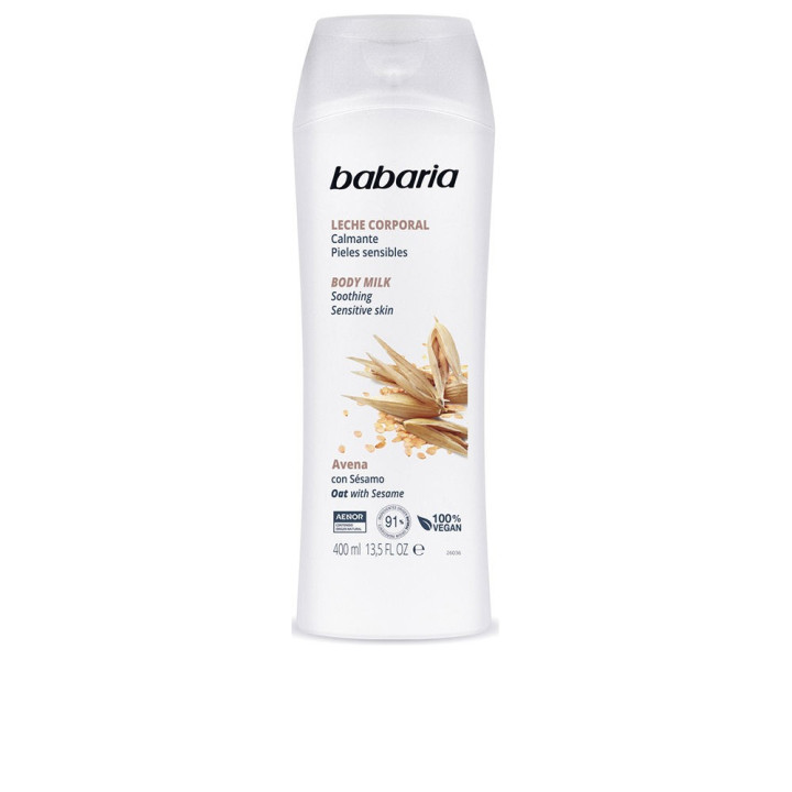 Lapte de corp hidratant cu extract de ovaz Babaria AVENA 400 ml