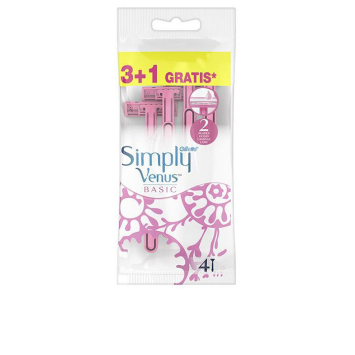 Set Aparate de ras Gillette VENUS 2 SIMPLY BASIC 4 buc