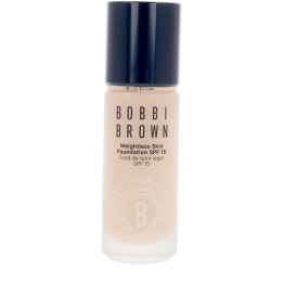 Fond de ten lejer cu acoperire naturala si protectie solara Bobbi Brown WEIGHTLESS SKIN SPF15 #Beige 30 ml