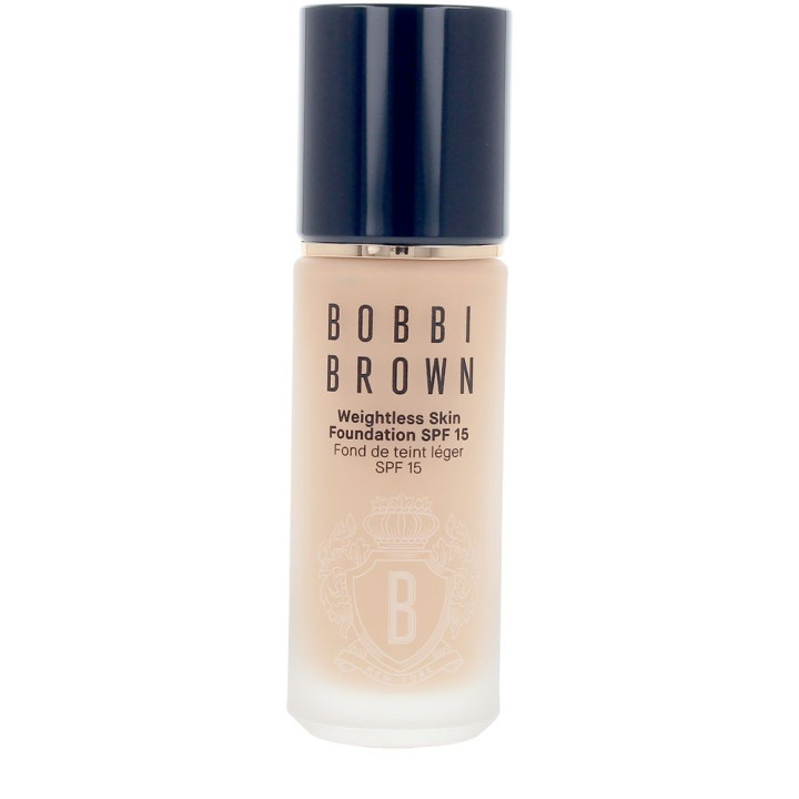 Fond de ten lejer cu acoperire naturala si protectie solara Bobbi Brown WEIGHTLESS SKIN SPF15 #Natural 30 ml