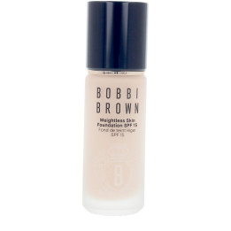 Fond de ten lejer cu acoperire naturala si protectie solara Bobbi Brown WEIGHTLESS SKIN SPF15 #Porcelain 30 ml