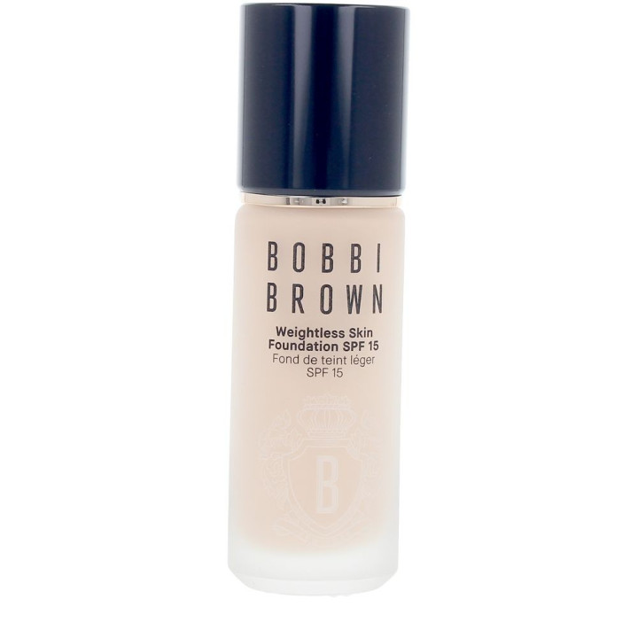 Fond de ten lejer cu acoperire naturala si protectie solara Bobbi Brown WEIGHTLESS SKIN SPF15 #Porcelain 30 ml