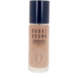 Fond de ten lejer cu acoperire naturala si protectie solara Bobbi Brown WEIGHTLESS SKIN SPF15 #Warm Almond 30 ml