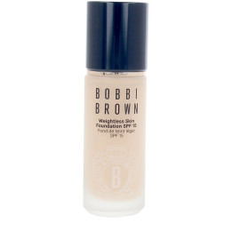 Fond de ten lejer cu acoperire naturala si protectie solara Bobbi Brown WEIGHTLESS SKIN SPF15 #Neutral Ivory 30 ml