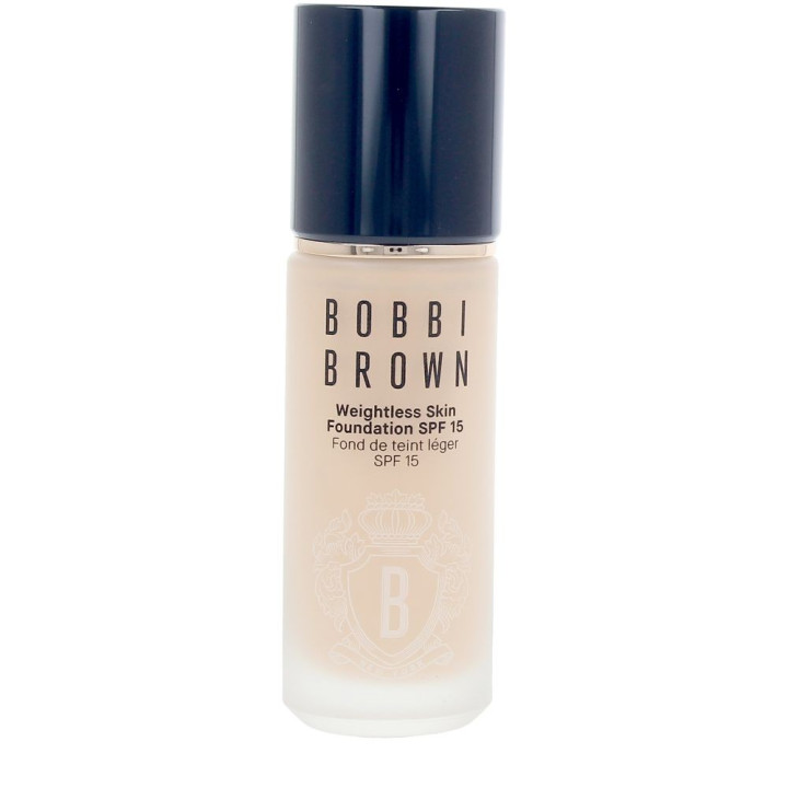 Fond de ten lejer cu acoperire naturala si protectie solara Bobbi Brown WEIGHTLESS SKIN SPF15 #Neutral Ivory 30 ml
