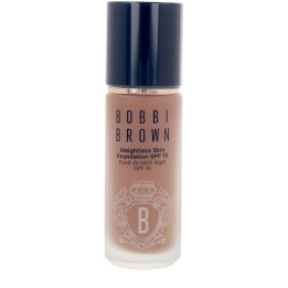 Fond de ten lejer cu acoperire naturala si protectie solara Bobbi Brown WEIGHTLESS SKIN SPF15 #Neutral Chestnut 30 ml