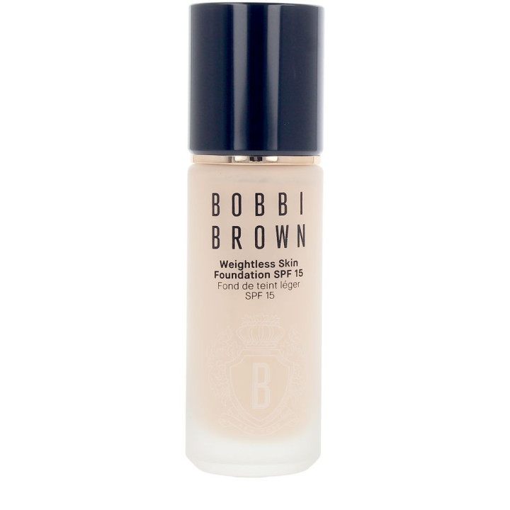 Fond de ten lejer cu acoperire naturala si protectie solara Bobbi Brown WEIGHTLESS SKIN SPF15 #Neutral Alabaster 30 ml