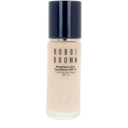 Fond de ten lejer cu acoperire naturala si protectie solara Bobbi Brown WEIGHTLESS SKIN SPF15 #Neutral Warm Ivory 30 ml