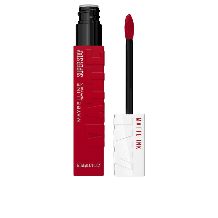 Ruj lichid mat cu rezistenta extrema si culoare intensa Maybelline SUPERSTAY #20 pioneer 5 ml