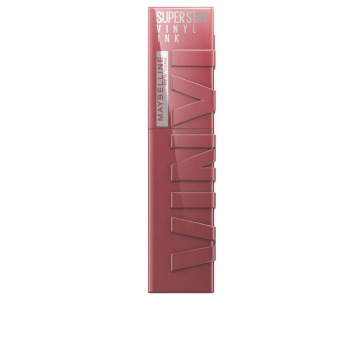 Ruj lichid lucios cu rezistenta de pana la 16h Maybelline SUPERSTAY VINYL INK #40 witty 4.2 ml