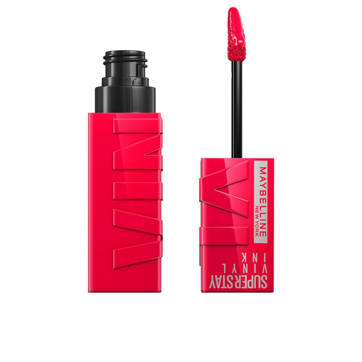 Ruj lichid rezistent cu stralucire de vinil Maybelline SUPERSTAY VINYL INK 45 capricious 4.2 ml