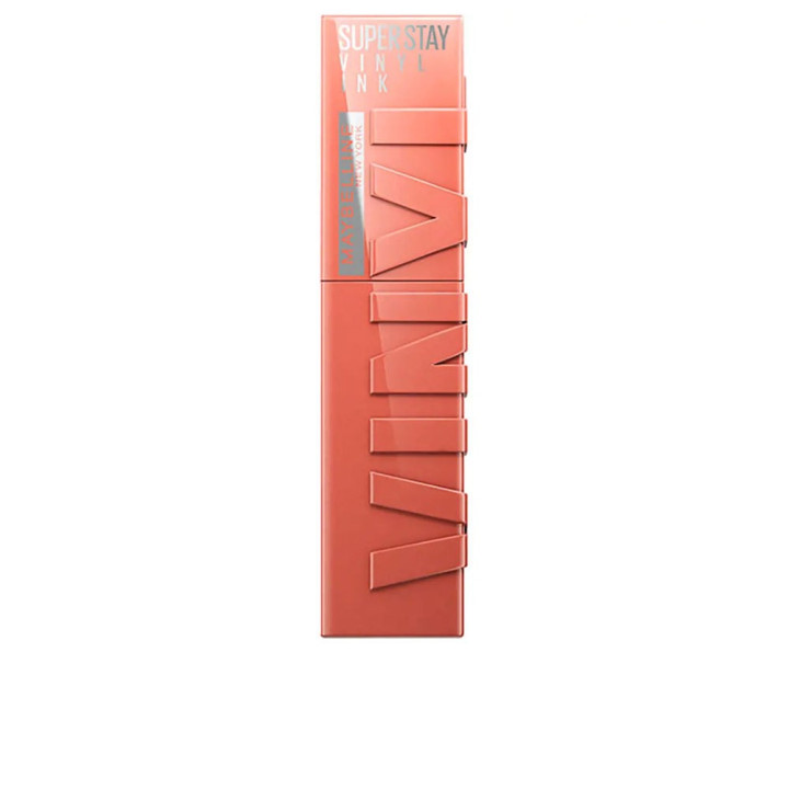 Ruj lichid lucios cu rezistenta de pana la 16h Maybelline SUPERSTAY VINYL INK #105 golden 4.2 ml