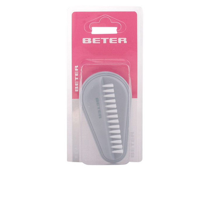 CEPILLO uñas doble, púas de nylon #gris 1 u
