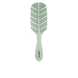 DETANGLING natural fiber brush #green 1 u