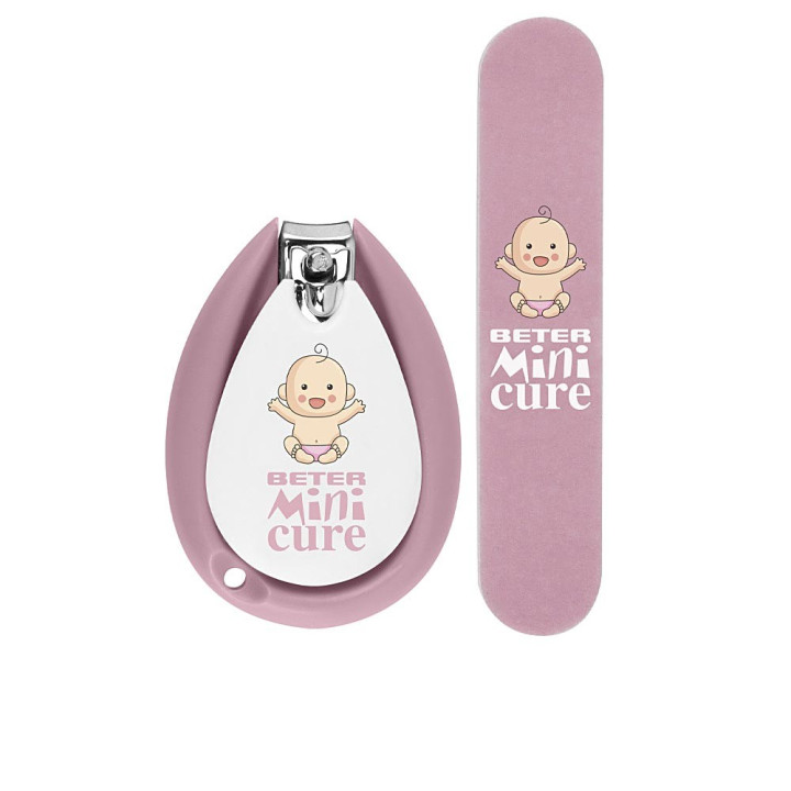 Set Ingrijire pentru bebelusi BETER MINI CURE CUIDADO UÑAS BEBÉS ROSA 2 buc