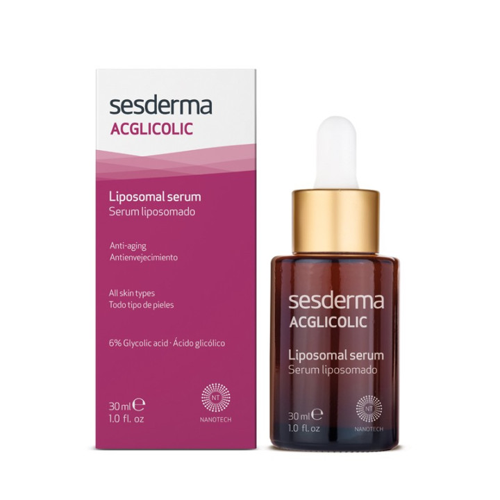 Ser facial anti-imbatranire cu acid glicolic Sesderma ACGLICOLIC 30 ml