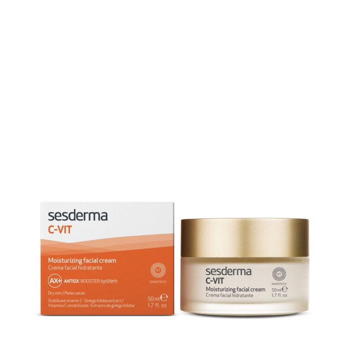 Crema faciala iluminatoare cu vitamina C Sesderma C-VIT 50 ml