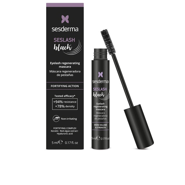 Mascara regeneranta pentru gene Sesderma SESLASH BLACK black 5 ml