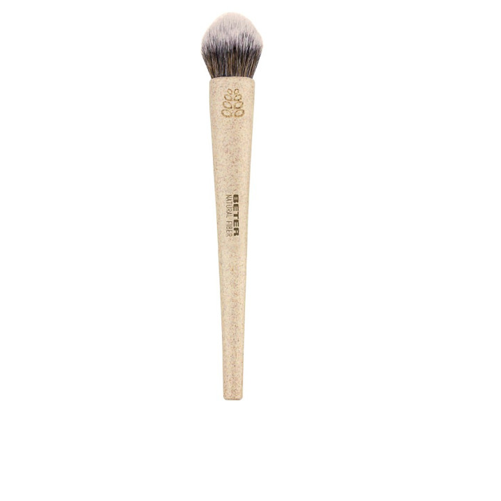 Pensula pentru aplicarea fardului de obraz, pudrei si iluminatorului BETER BROCHA MAQUILLAJE beige 1 buc