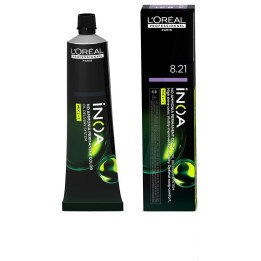 Vopsea de par permanenta fara amoniac L’oreal Professionnel INOA 8.21 60 g