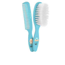 Set pentru ingrijirea parului bebelusilor BETER CEPILLO&amp;PEINE BEBE blue 2 buc