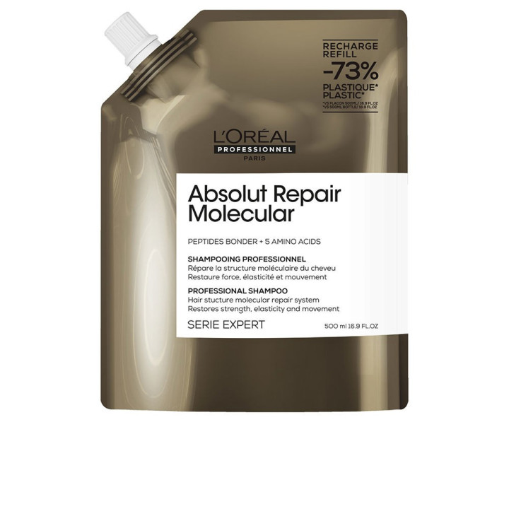 ABSOLUT REPAIR MOLECULAR professional sulfate-free shampoo for damaged hair refill 500 ml