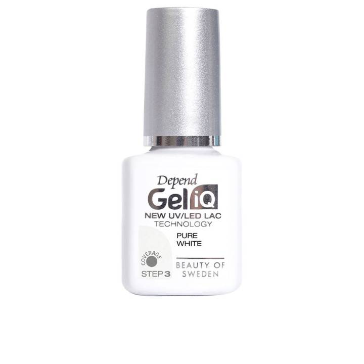Oja semi-permanenta cu acoperire ridicata BETER GEL IQ pure white 5 ml