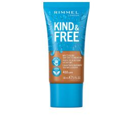 Fond de ten cu efect de iluminare Rimmel London KIND &amp; FREE #410 latte 30 ml