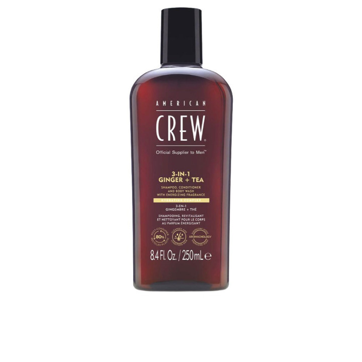 3-IN-1 GINGER + TEA shampoo 250 ml