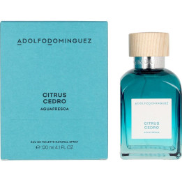 Apa de Toaleta cu vaporizator pentru barbati ADOLFO DOMINGUEZ AGUA FRESCA CITRUS CEDRO 120 ml