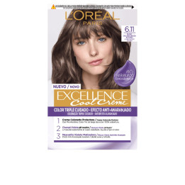 Vopsea de par permanenta cu protectie tripla L’oreal Paris EXCELLENCE COOL #6.11 rubio oscuro ceniza 1 buc