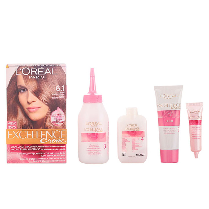 Vopsea de par permanenta L'oréal Professionnel EXCELLENCE 6.1 dark blonde ash 1 buc