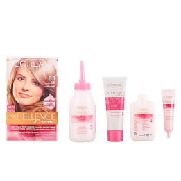 Vopsea de par imbogatita cu Pro-Keratina L’oreal Paris EXCELLENCE #8.1 rubio claro ceniza 1 buc