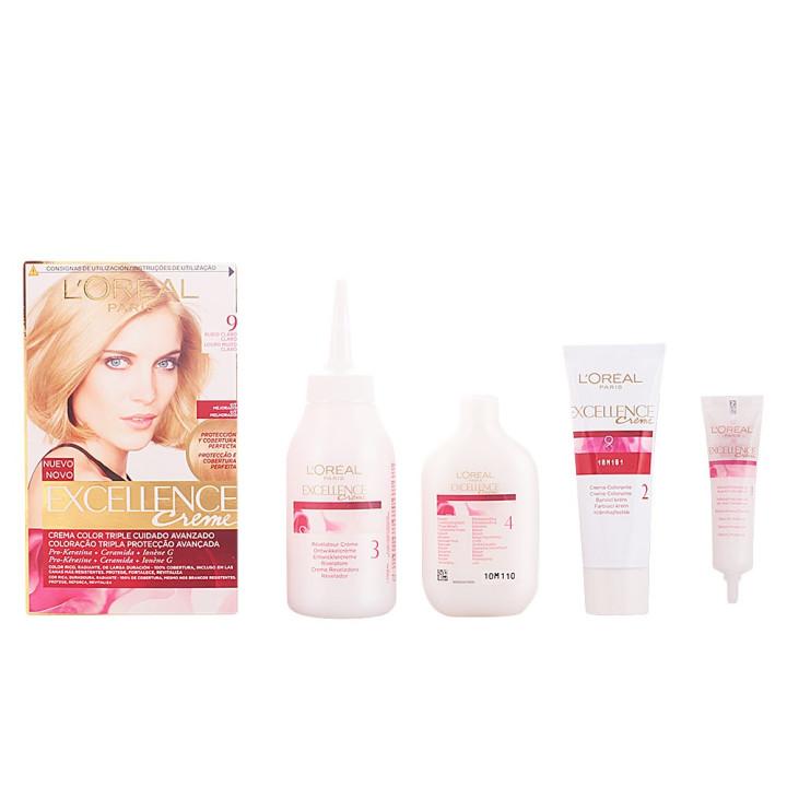 EXCELLENCE Creme dye #9-light light blonde 192 ml