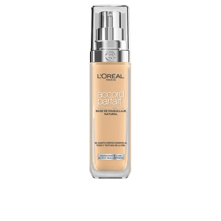 Fond de ten cu acid hialuronic pentru hidratare intensa L’oreal Paris ACCORD PARFAIT #4.D/W 30 ml
