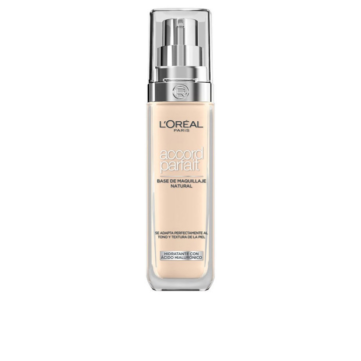 Fond de ten cu acid hialuronic pentru hidratare intensa L’oreal Paris ACCORD PARFAIT #1.N 30 ml