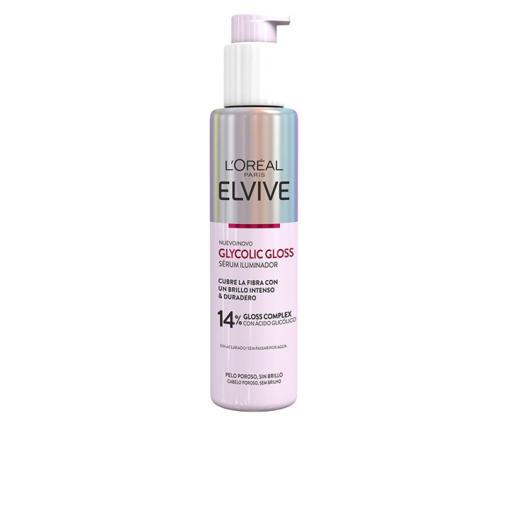 Ser pentru par hidratant cu efect de stralucire L’oreal Paris ELVIVE GLYCOLIC GLOSS 150 ml